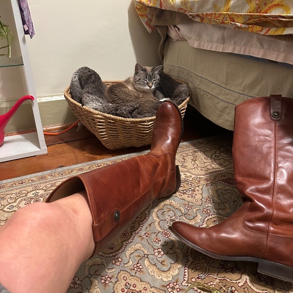 Frye Melissa button lug extended calf boots - Picture 13 of 13